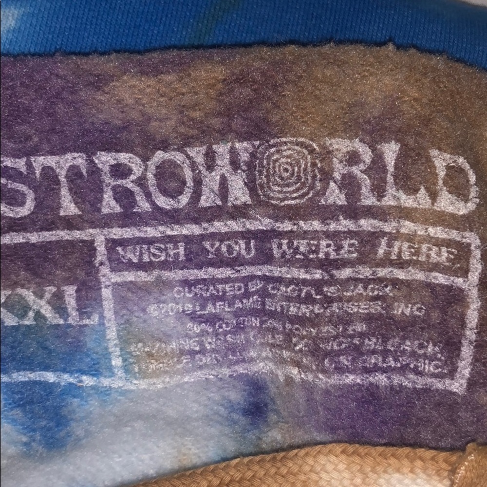 TRAVIS SCOTT ASTROWORLD FESTIVAL RUN HOODIE - Picture 3 of 3